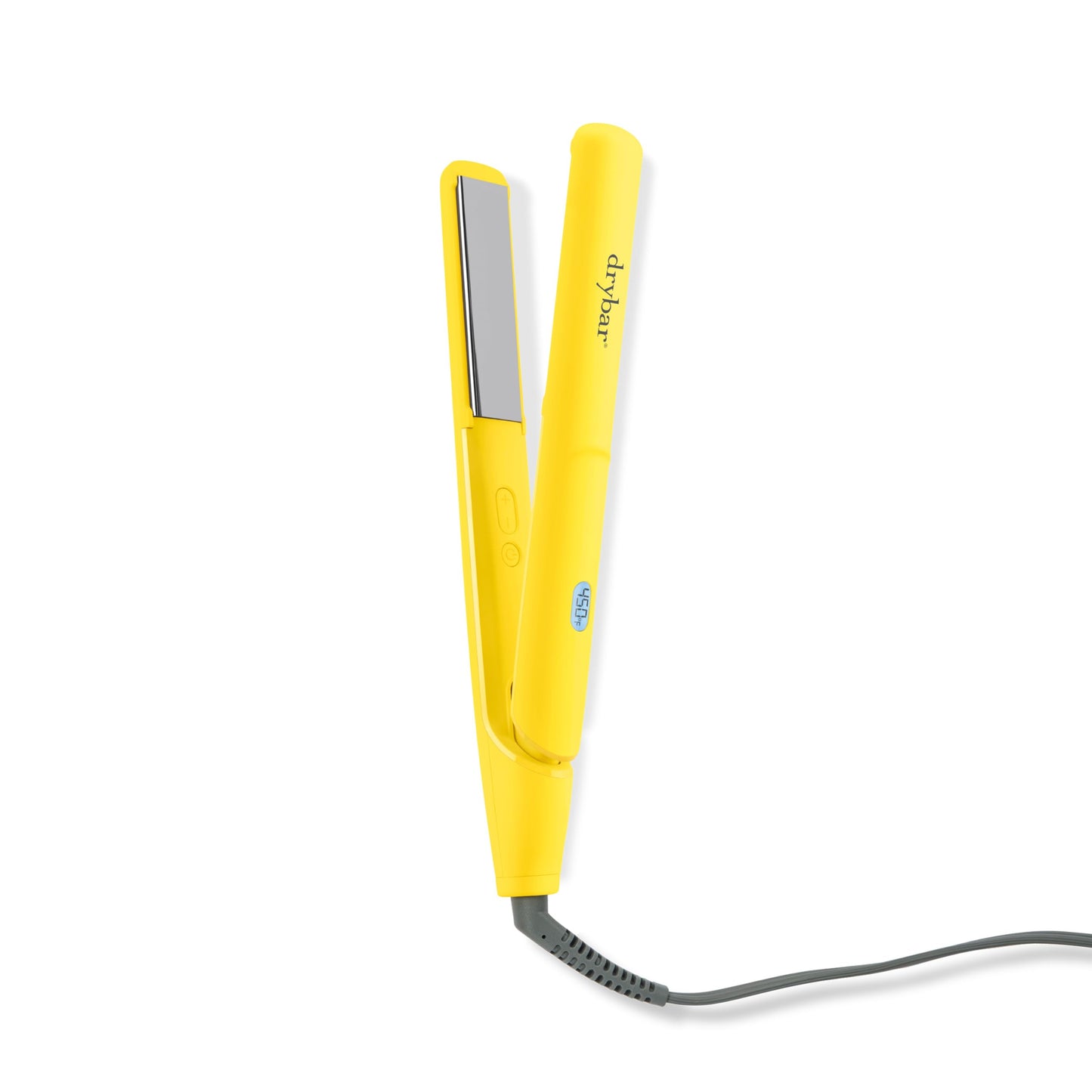 Drybar The Tress Press Straightening Iron 1" - Ionic Technology for Smooth, Shiny Hair - Straighten or Wrap Around Barrel to Create Curls, Waves, or