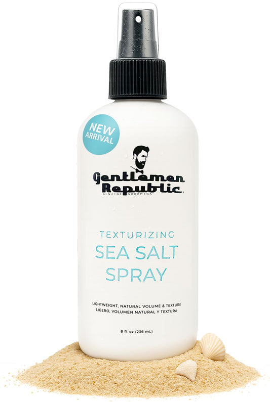 Gentlemen Republic Sea Salt Spray for Men & Women - Hair Texturizing Spray with Dead Sea Salt, Vitamin E & Kelp - Adds Volume & Texture - Lightweight Beauty & Personal Care Gentlemen Republic