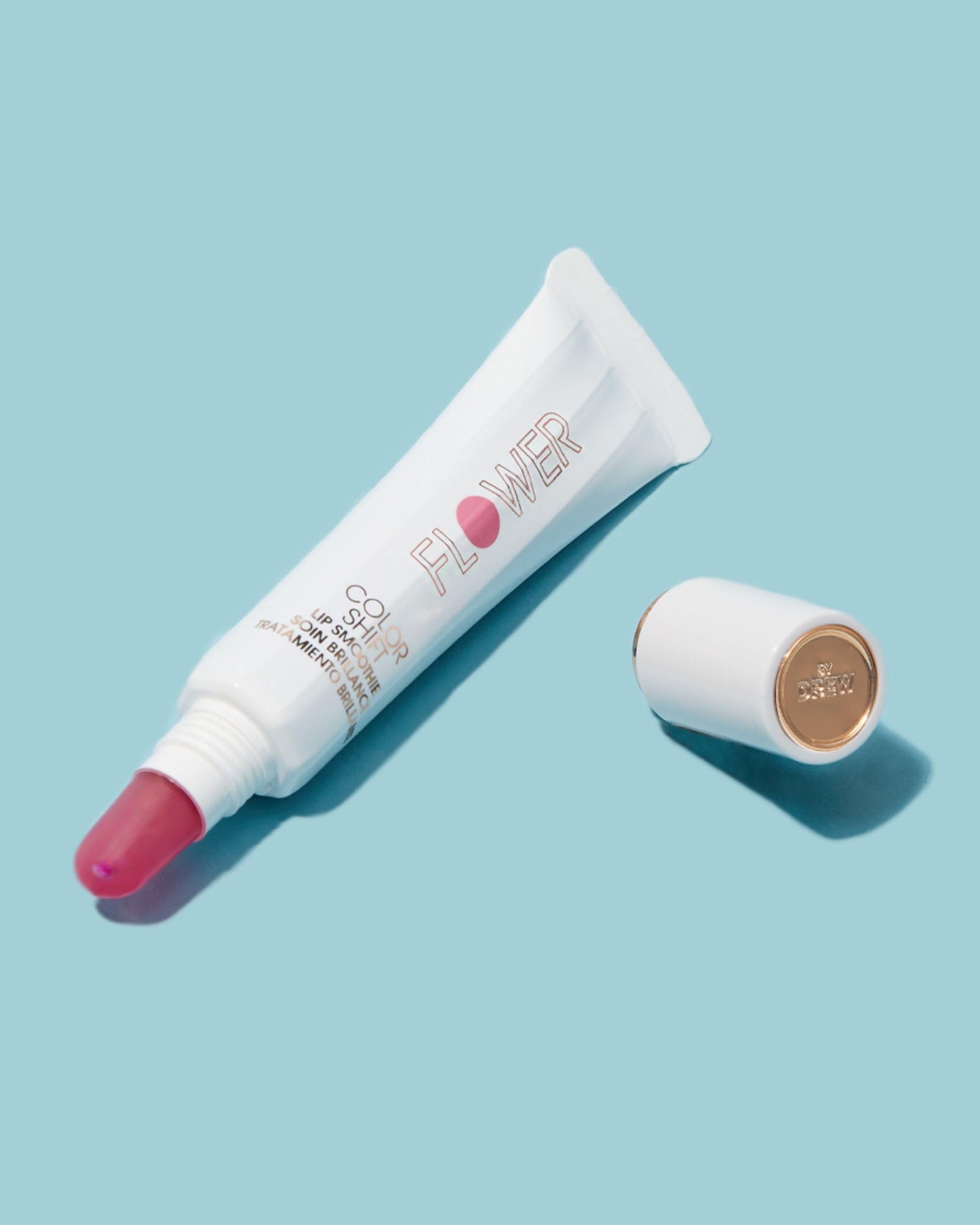 FLOWER BEAUTY By Drew Barrymore Color Shift Lip Smoothie - Lip Treatment - Nourishes + Hydrates Lips - pH Technology to Enhance Natural Lip Color