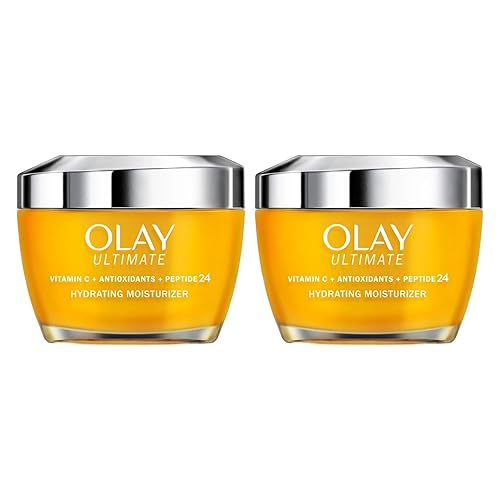 Olay Ultimate Vitamin C + Antioxidants + Peptide 24 Moisturizer, 1.7 Oz (2 Pack)
