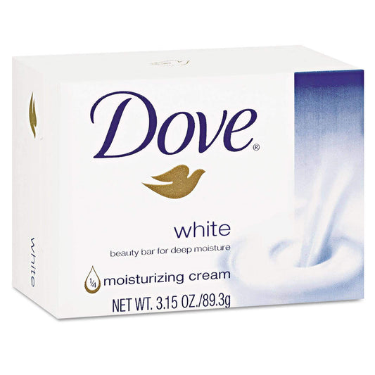 Dove Beauty Bar White, 3.15 Ounce (Pack of 48)
