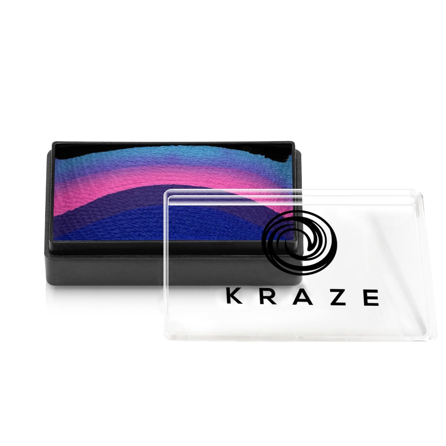 Kraze FX Dome Stroke - Galaxsia (25 gm), Professional Face and Body Painting One Stroke Cake By Tamina, Hypoallergenic Non-Toxic Water Activated Face