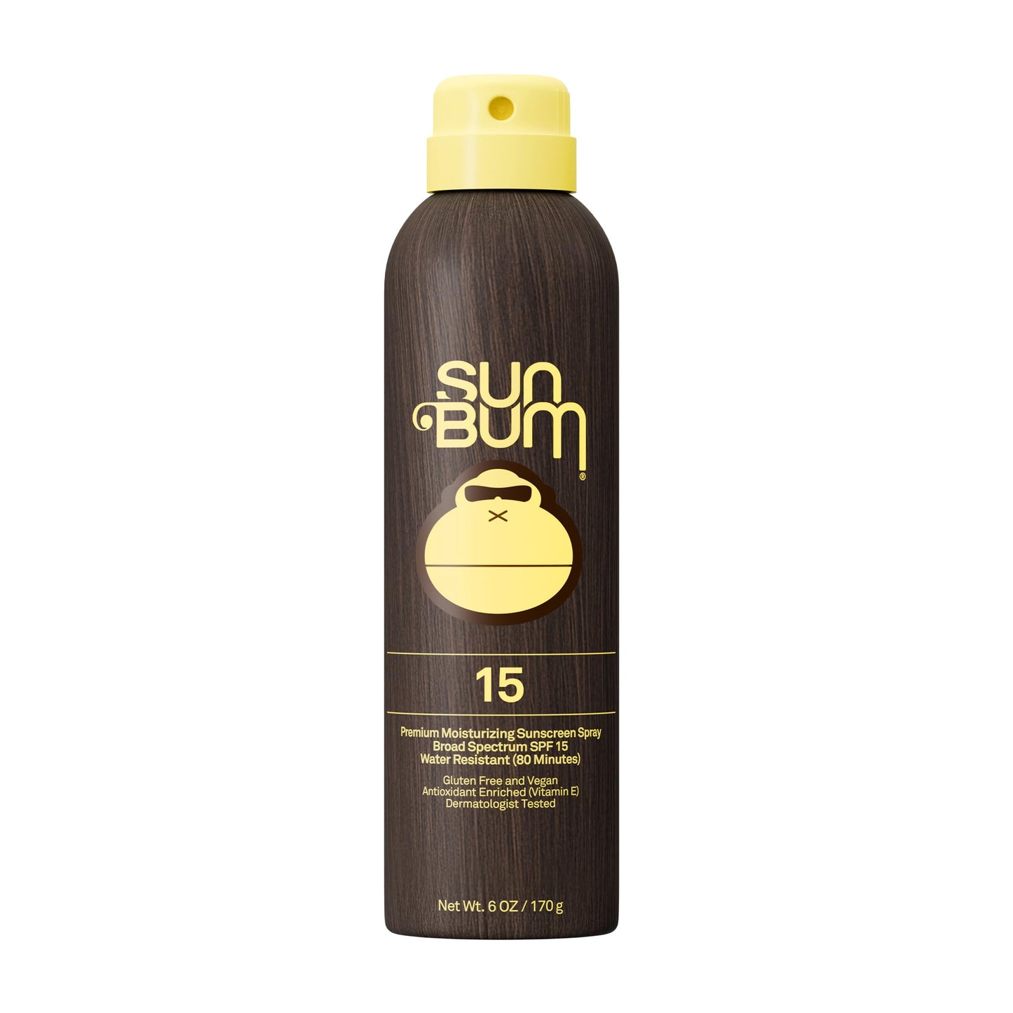 Sun Bum Original SPF 15 Sunscreen Body Spray - Broad Spectrum Moisturizing Sunscreen with Vitamin E - Hawaii 104 Act Compliant (Made without