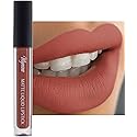 Mynena Warm Terracotta Rose Matte Liquid Lipstick | Long-Lasting Comfort | Smudge-Proof Transfer-Resistant | Full Coverage Non-Drying | Vegan