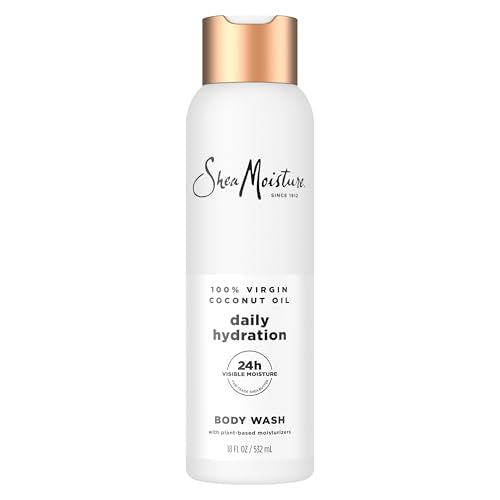 SheaMoisture Virgin Coconut Oil Body Wash Nourish and Replenish Skin Daily Hydrating body wash for 24H Visible Moisture for Healthy, Glowing Skin 18