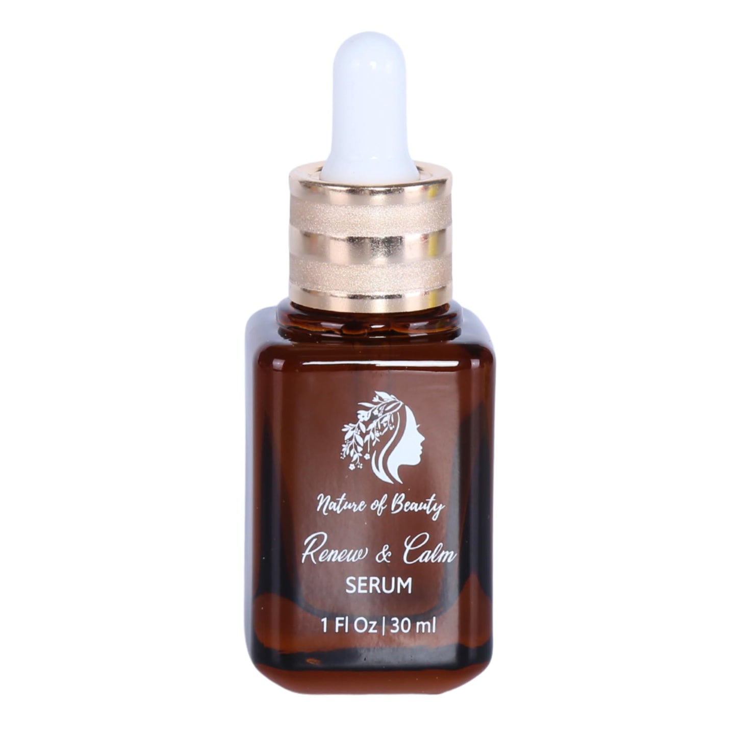 Renew & Calm Vitamin C Serum - Restoring Serum for Face with Vitamins C, E, LMW Hyaluronic Acid & Natural Plant Extracts - Smooths, Calms, Evens Skin