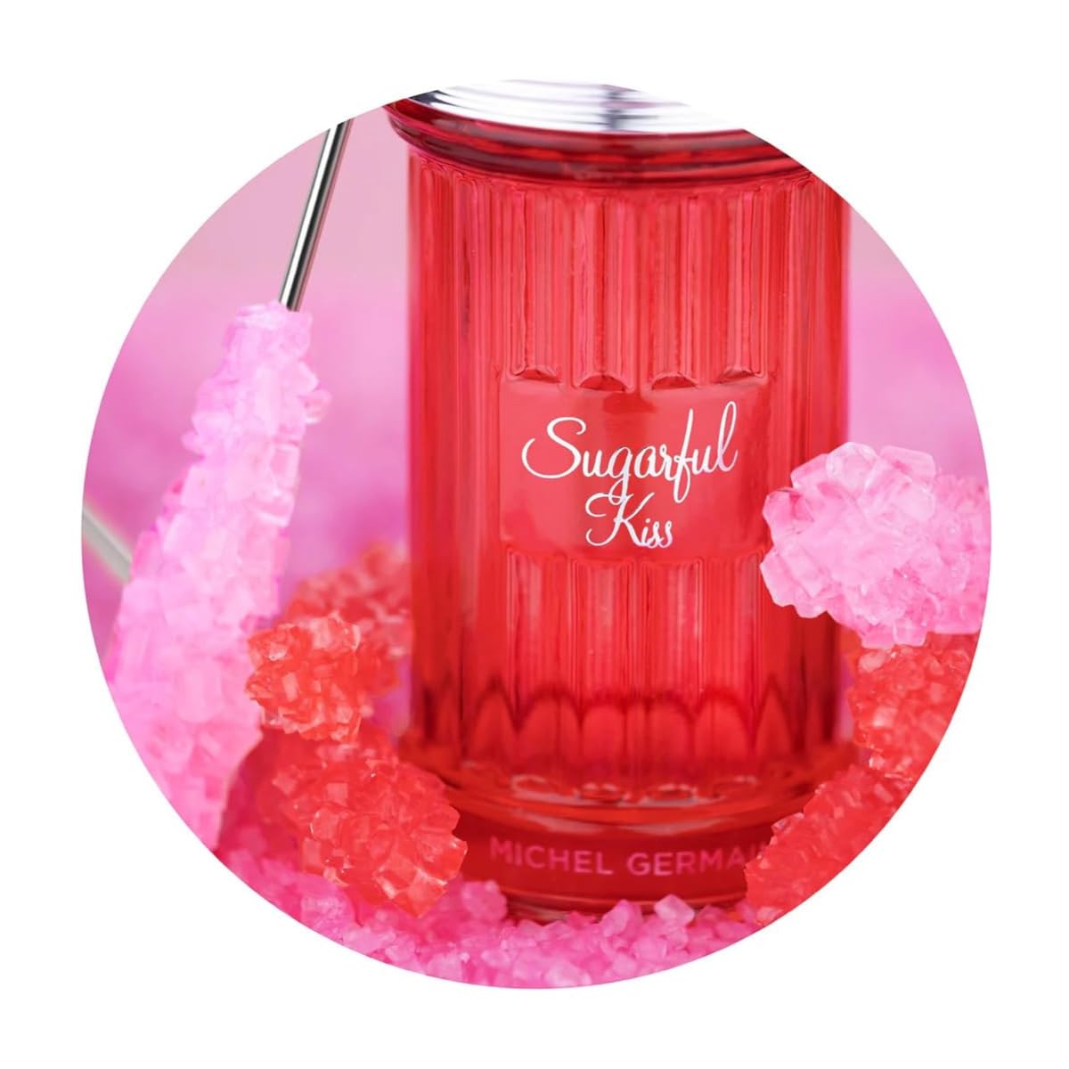 Michel Germain Sugarful Kiss Eau de Parfum, Notes of Juicy Ripe Cherries, Peony Blooms, Powdered Vanilla Sugar, 3-Piece Gift Set