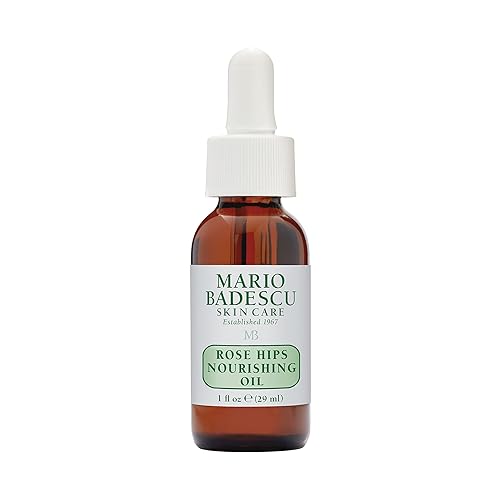Mario Badescu Rose Hips Nourishing Oil for Combination, Dry and Sensitive Skin Facial Oil that Moisturizes & Smoothes Formulated with Rosehip Extract