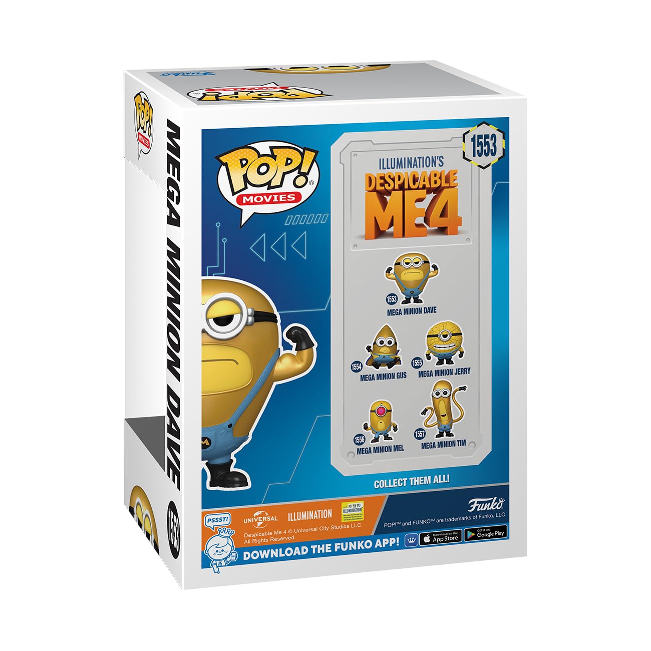 Funko POP! Movies: Despicable Me 4 - Super Dave - Despicable Me: Minions - Collectable Vinyl Figure - Gift Idea - Official Merchandise - for Kids…