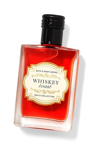 Bath & Body Works Whiskey Toast Cologne, 3.4 fl oz / 100 mL - Warm Whiskey, Toasted Oak, and Smooth Vanilla Men’s Eau de Cologne
