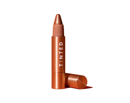 Live Tinted Huestick Multistick: Eye, Lip, & Cheek All In One Makeup stick with Hyaluronic Acid, Squalane, Twistable Crayon Design, Vegan Formula