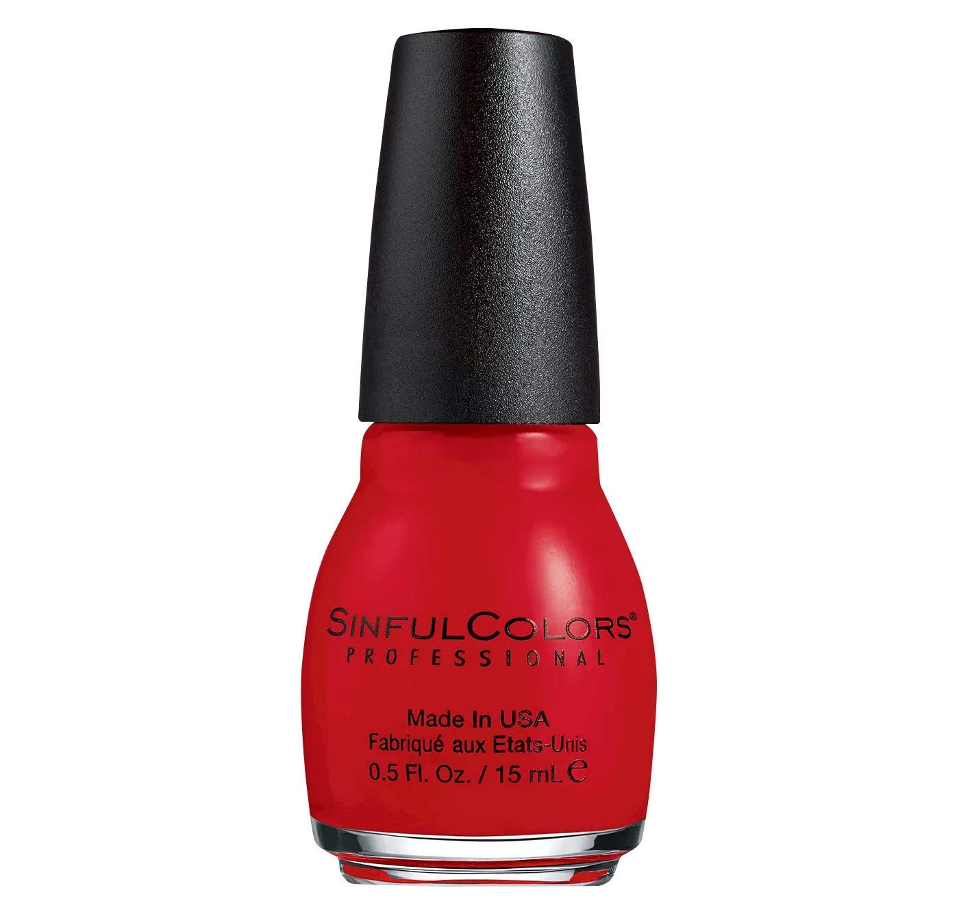 SinfulColors Professional Nail Color Polish #2193 Bitten (Red Cream) 0.5 Fl Oz