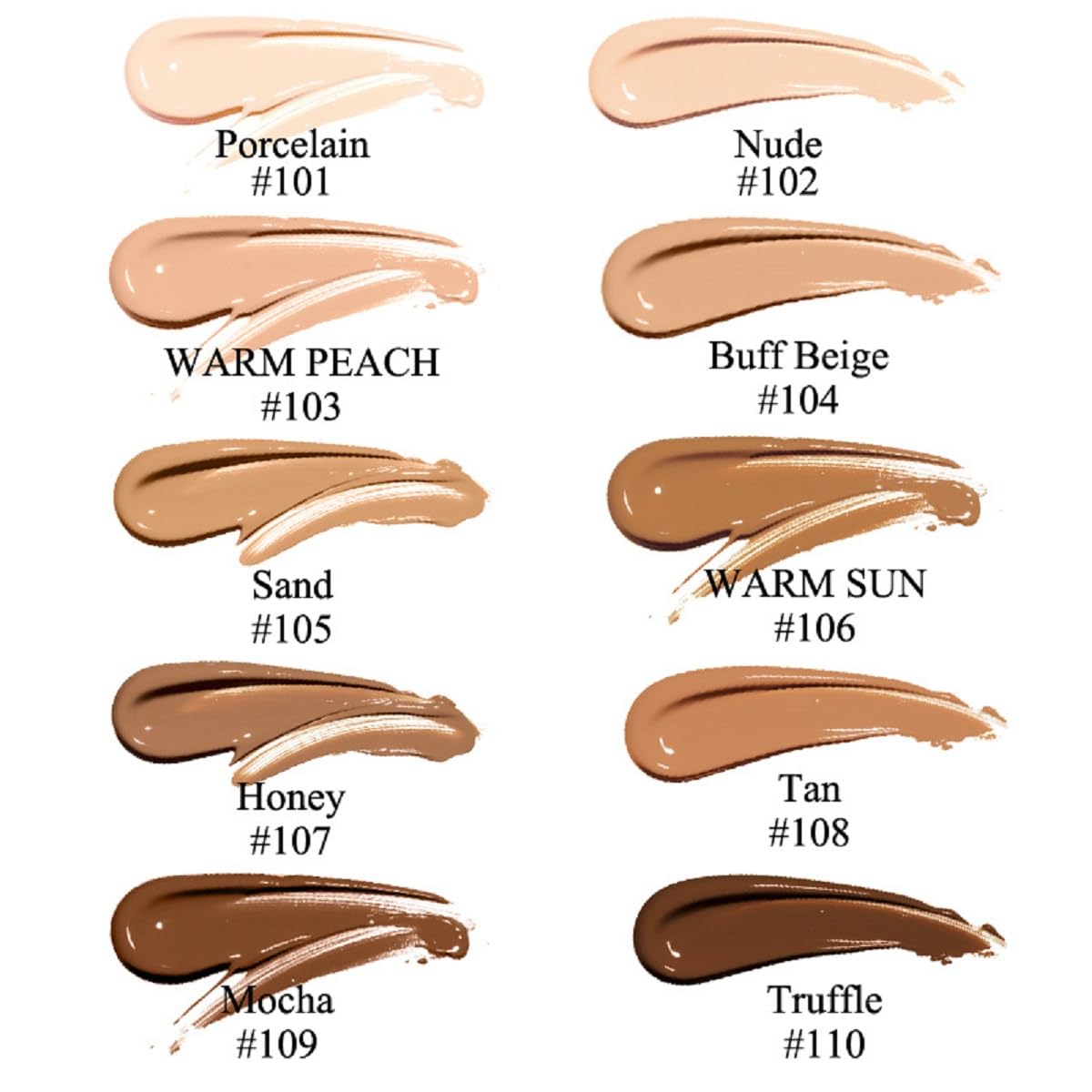2 Pack PHOERA Foundation, Flawless Soft Matte 24HR Oil Control Full Coverage Foundation Makeup for Women.102 Nude-30ml Beauty and Personal Care Meifen