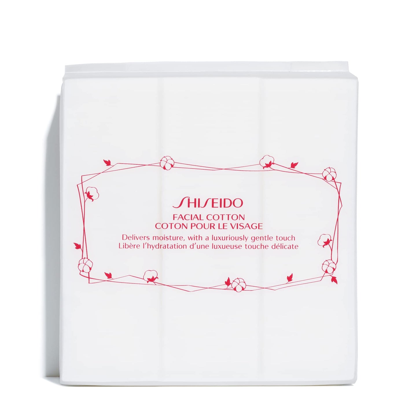 Shiseido Facial Cotton Pads - Includes 165 Squares - for Softener Application & Makeup Removal - 100% Natural, Super Soft Beauty and Personal Care Shiseido