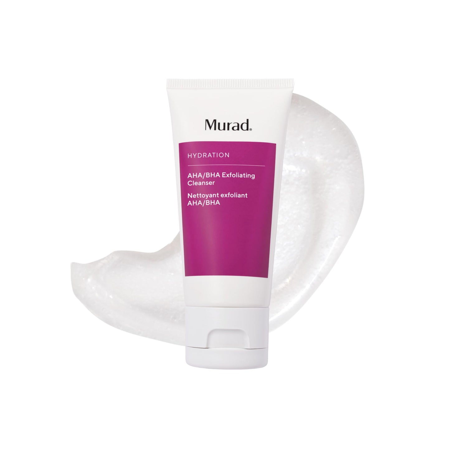 Murad AHA/BHA Exfoliating Cleanser - Hydration Exfoliating & Moisturizing Salicylic, Lactic and Glycolic Acid Face Wash - Creamy Skin Smoothing Beauty and Personal Care Murad Default Title