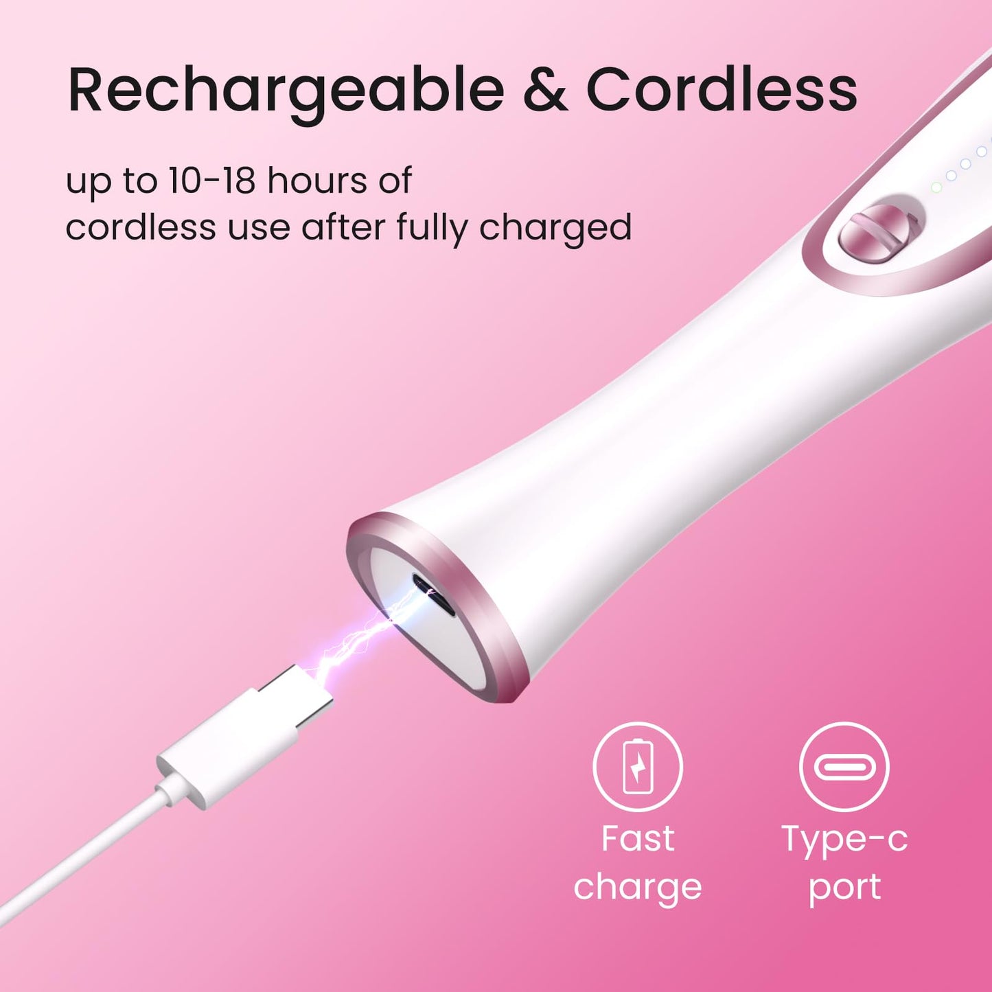 36-Piece Professional Manicure Pedicure Kit-Cordless Electric Nail File Kit,20000RPM, 11Pcs Bits,4 Speed,Rechargeable Pedicure Tool for Feet,Hand Foot