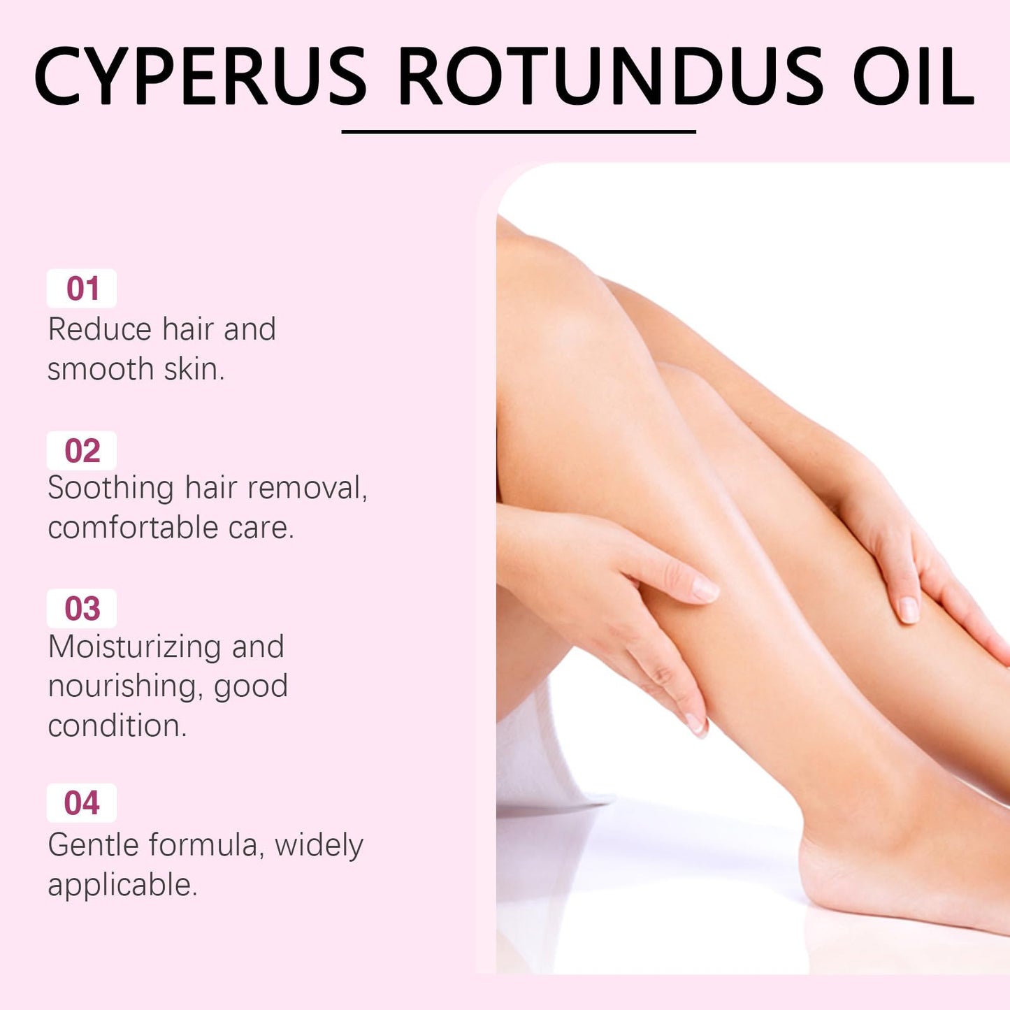 Cyperus Rotundus Oil for Hair Removal, Hair Removal Oil for Women Men 60ml Beauty and Personal Care MQN
