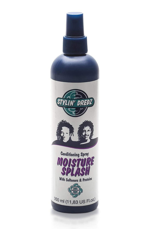 Stylin Dredz Moisture Splash Conditioning Braid Spray and Dreadlock Moisturizer Spray - 350 ml Single