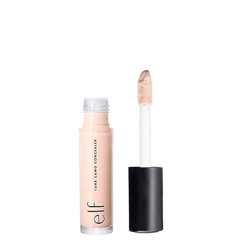 e.l.f. 16HR Camo Concealer, Full-Coverage, Highly-Pigmented Face Concealer With A Matte Finish, Crease-proof, Vegan & Cruelty-Free, Fair Beige