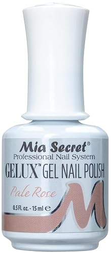 Mia Secret Gelux Nail Polish 0.5 Oz UV Gel-SOAK Off Gel Polish - Collection 2018 Pick Your Color (Pale Rose) Beauty & Personal Care Mia Secret