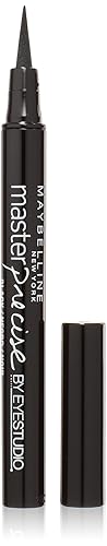 Maybelline New York Eye Studio Master Precise Liquid Eyeliner, No.110 Black, 0.037 Fluid Ounce