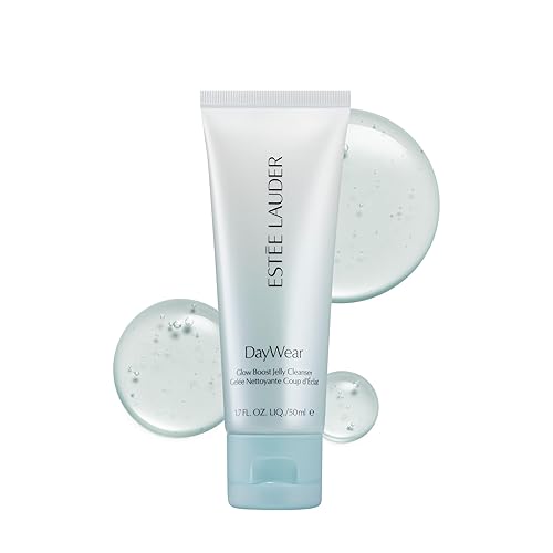 Estée Lauder DayWear Glow Boost Jelly Cleanser | Pore Minimizing Gel Face Wash with Algae Extract, Cucumber, Caffeine, 1.7 Fl Oz