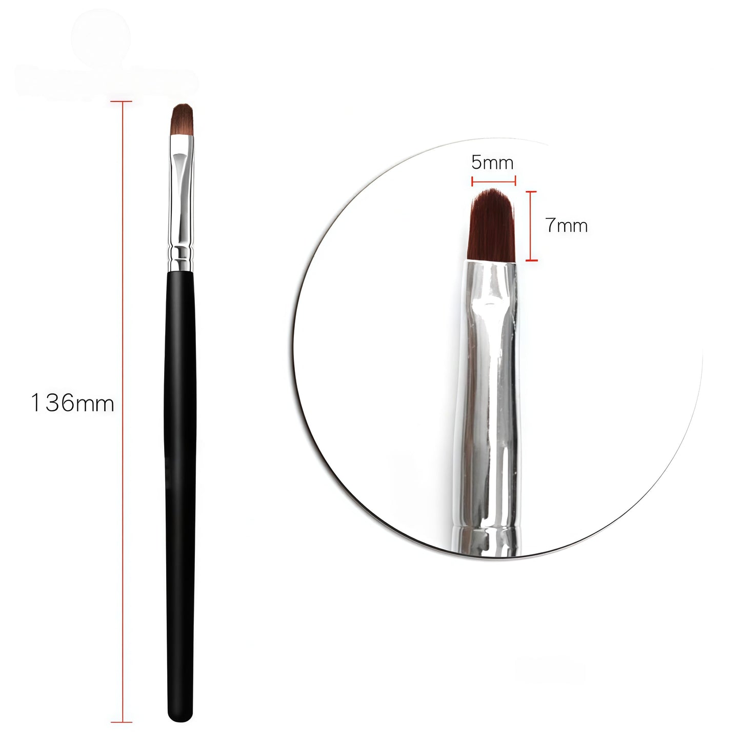2 pcs Lip Brush Concealer Brushes ?Lipstick Gloss Brushes Applicators Eyeshadow Lip Liner Makeup Brush Cosmetics Make Up Tools, Small Make Up Brushes