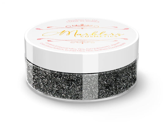 MARBLERS Chunky Natural Mica Powder [Midnight Pearl] 0.11oz (3g) | Highly Pigmented | Non-Toxic, Vegan, Cruelty-Free | Eyeshadow, Body Butter, Nail