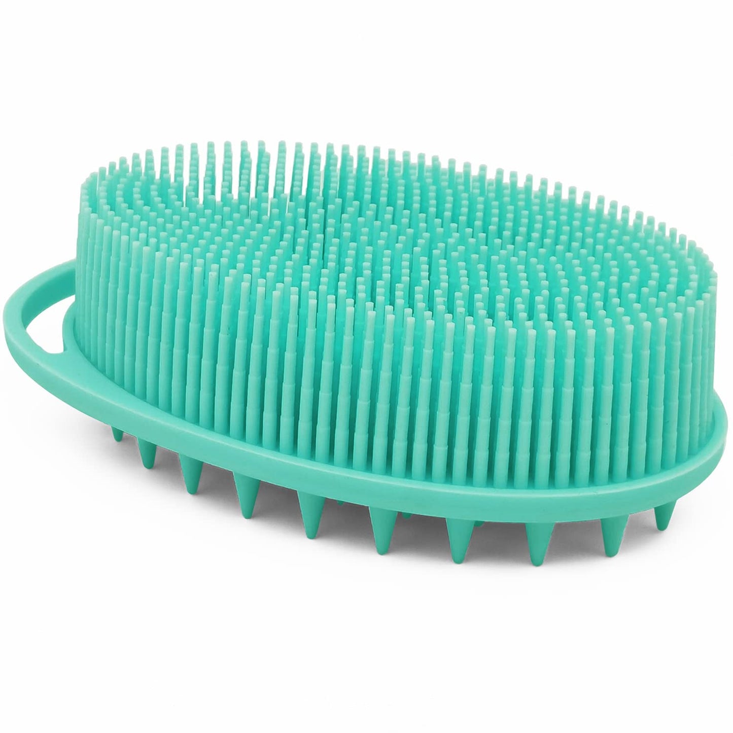 Silicone Body Brush, Exfoliating Body Scrubber, Silicone Body Scrubber Loofah, Silicone Bath Brush, Soft Exfoliating Body Bath Shower Scrubber Brush