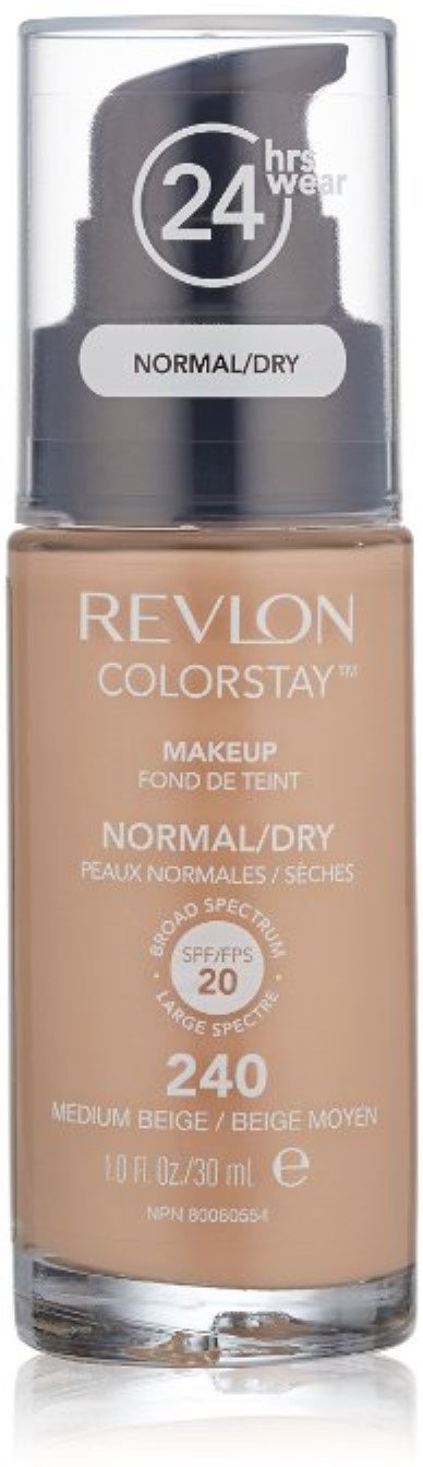 Revlon Colorstay for Normal/Dry Skin Makeup, Medium Beige 1 oz (Pack of 11)