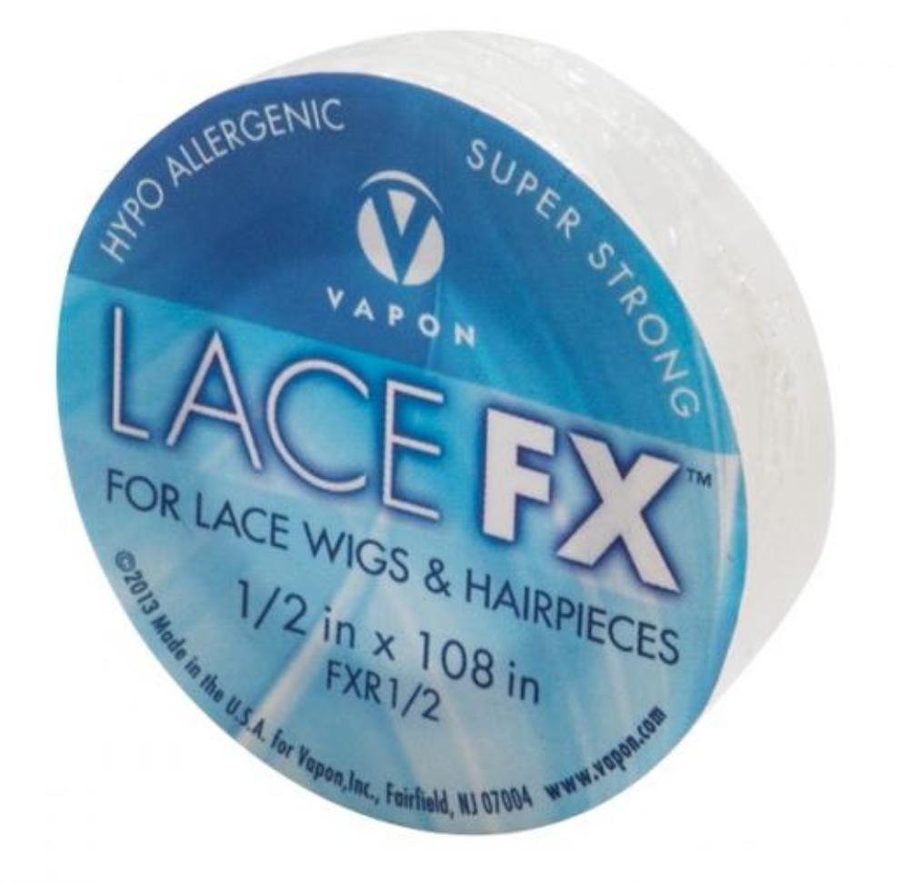 Vapon Lace FX 1/2 Inch X 3 Yards Double Sided Tape for Wig and Toupee | Made in The USA