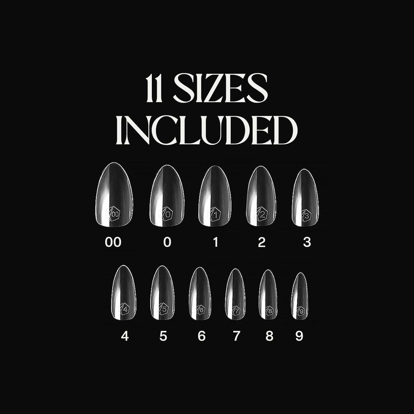 Apres Gel-X® Soft Gel Tip Box | Natural Almond | 500pc Nail Tips, 11 Sizes 00-9, Premium Quality (Natural Almond Medium) Beauty and Personal Care APRÉS