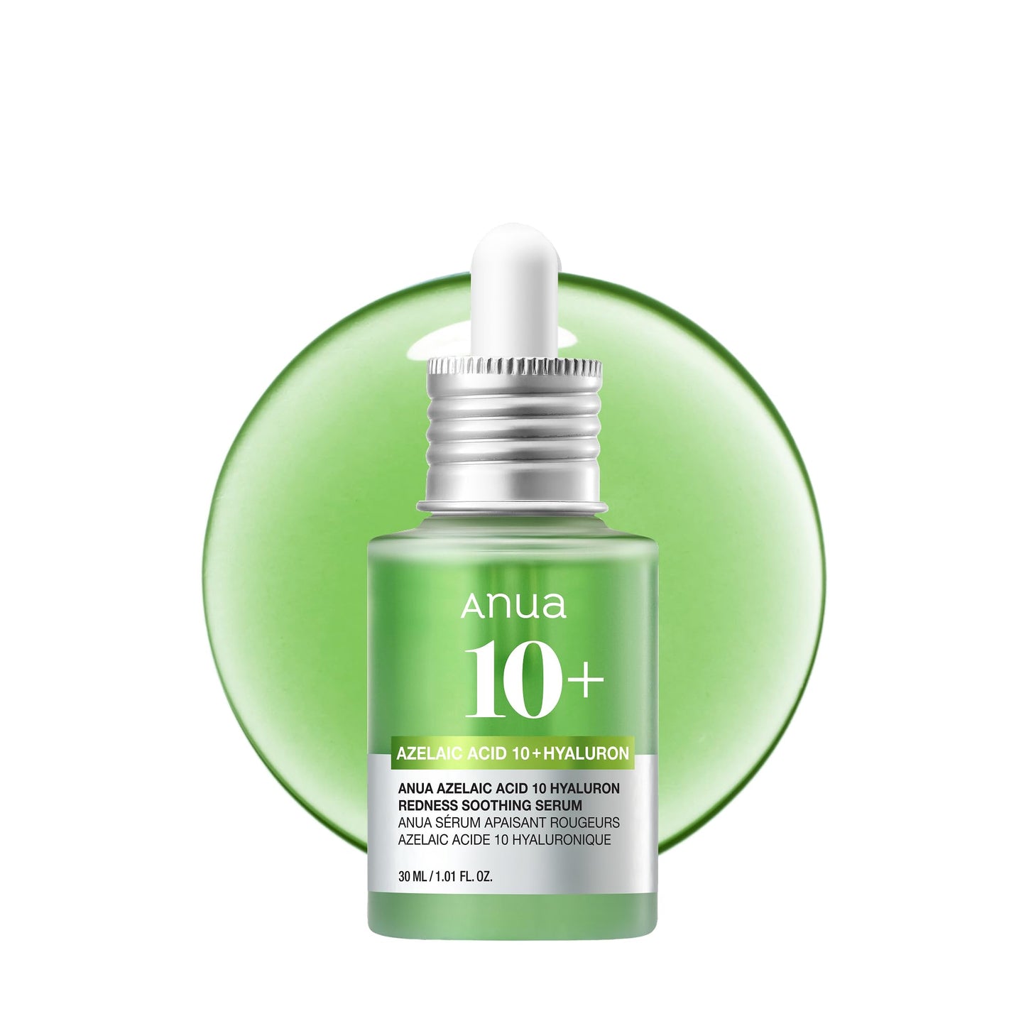 Anua Azelaic Acid 10 Hyaluron Redness Soothing Serum, Facial Serum for Blemish-Prone & Oily-Prone Skin, Lightweight & Hydrating Blemish Care Beauty and Personal Care ANUA
