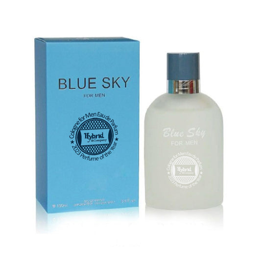 Hybrid & Company Blue Sky for men Men’s Classic Scent Perfume Eau De Toilette Spray 100 ML Beauty & Personal Care Hybrid & Company