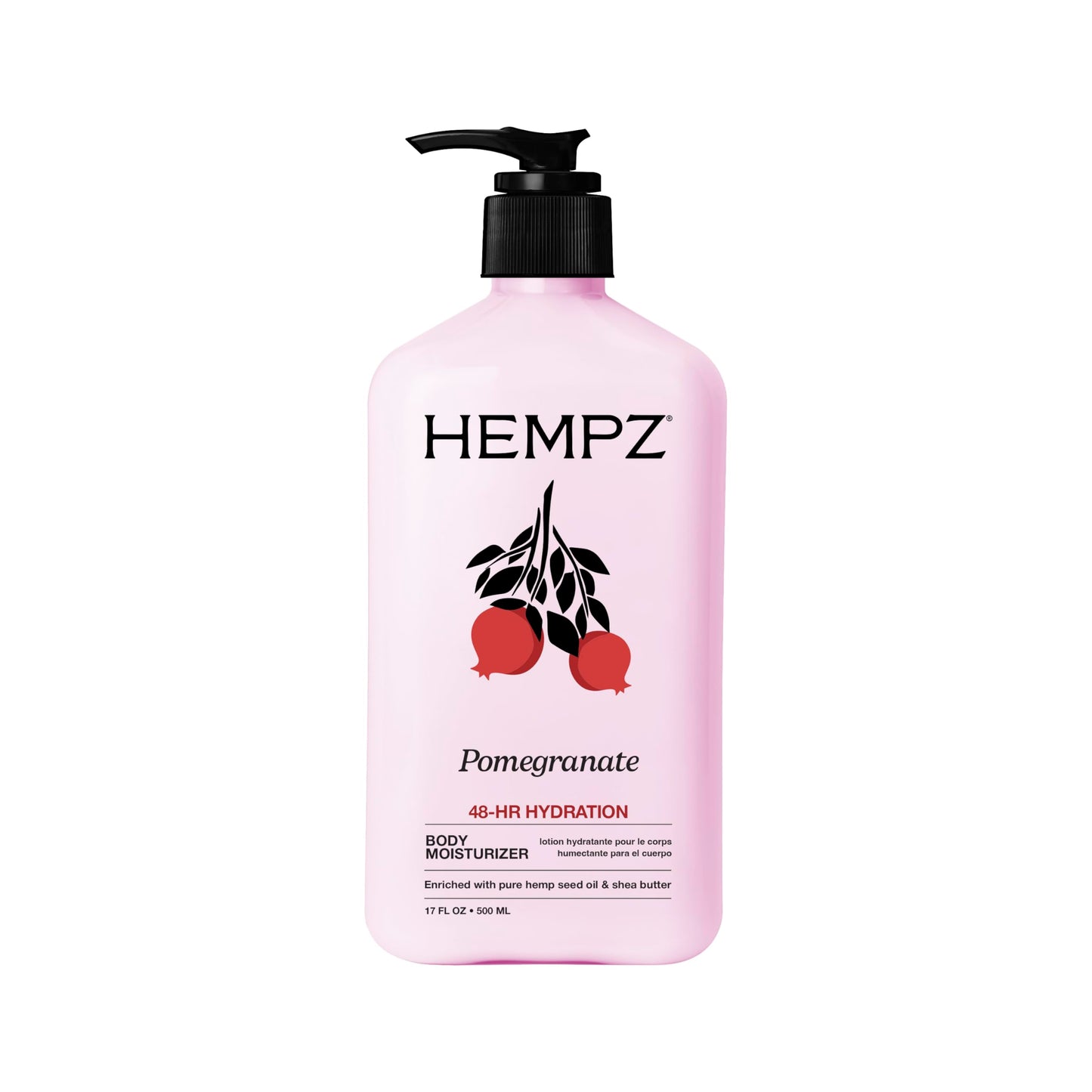 HEMPZ Pomegranate Body Lotion - Bright Citrus - Daily Moisturizing Cream - 17oz