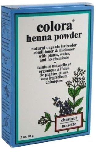 Colora Henna Powder Hair Color Chestnut, 2 oz (Pack of 12)