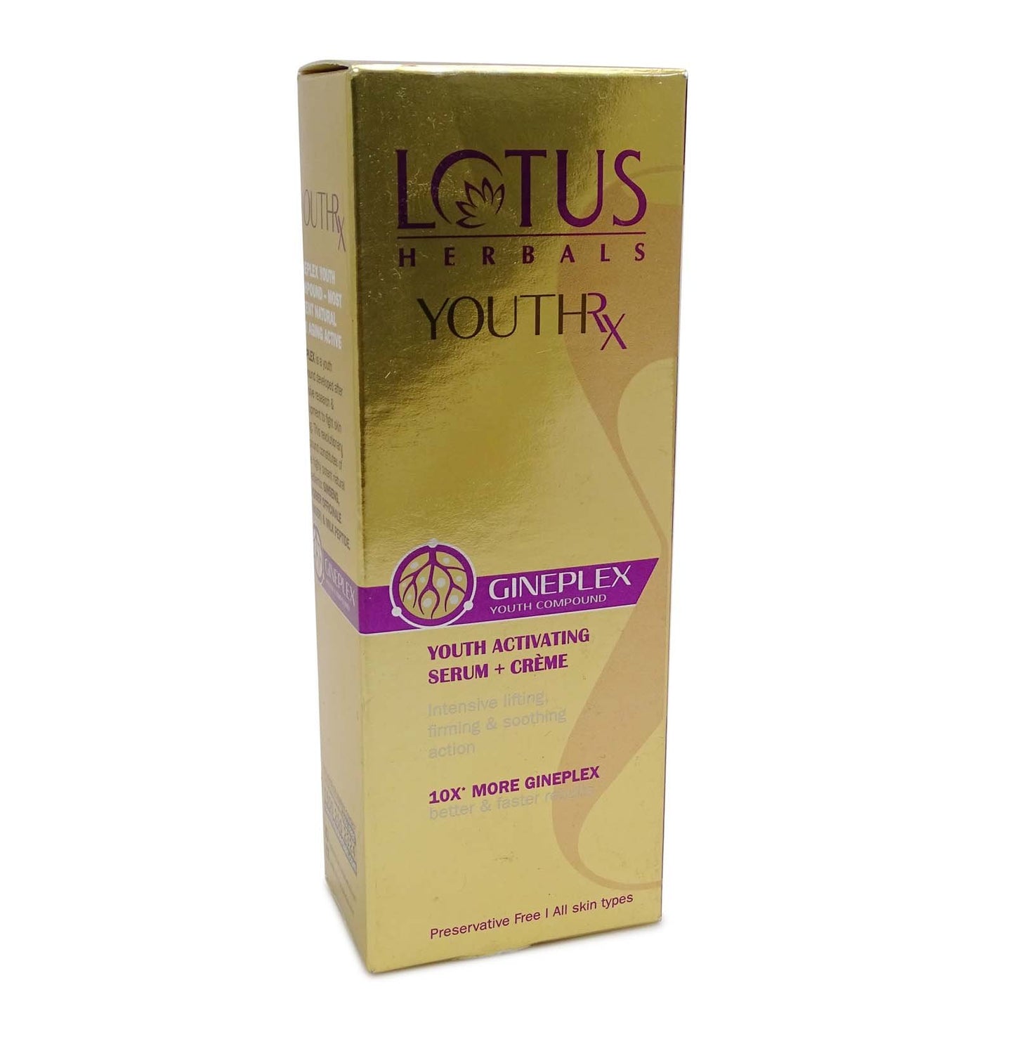 Lotus Herbals Youthrx Youth Activating Serum + Creme 30Ml