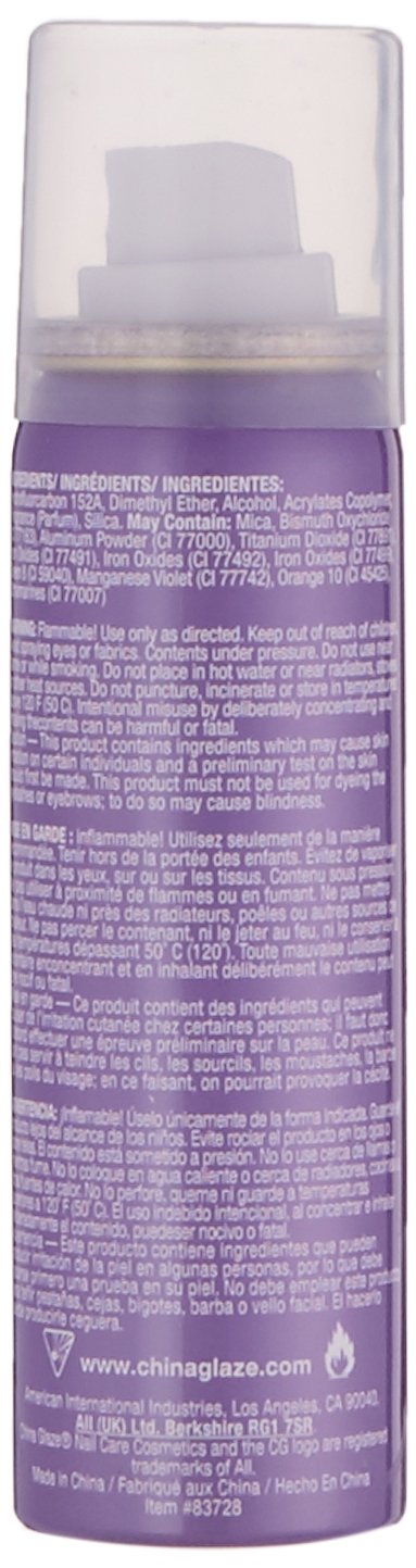 Nail Spray Nail Polish, Purple Shimmer, 1.4 Fluid Ounce Beauty & Personal Care China Glaze