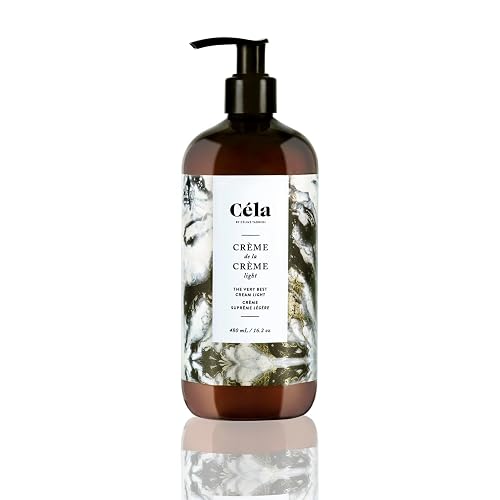Céla Crème de la Crème Light Body Cream | 480?ml Hydrating & Moisturizing Lotion with Grapefruit Essential Oil - Soft, Smooth, Radiant Skin Daily