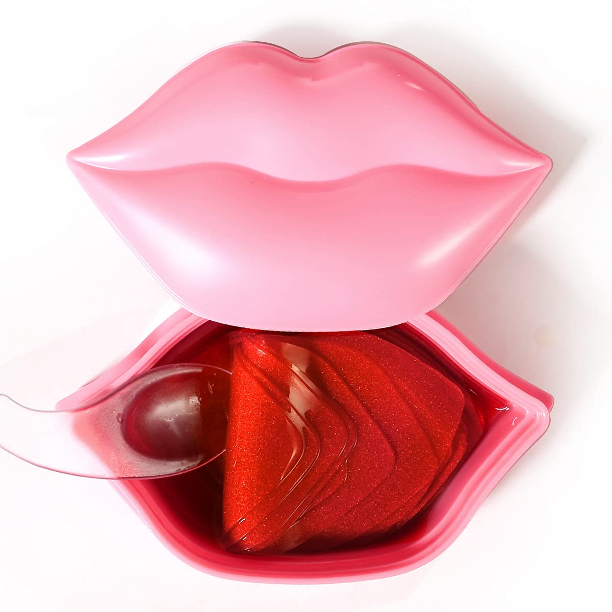VEZE Lip Masks 20 Pcs, Mask for Dry Lip, Sheets, Collagen Skin Care, Crystal Pads Moisturizing, Anti-Wrinkle, Anti-Aging, Firms & Hydrates Lips, Sleep