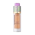 tarte babassu foundcealer dewy foundation Broad Spectrum SPF 20 Sunscreen - Foundation & Concealer in 1, Vegan Skincare Makeup, Medium Coverage, Cruelty-Free, full size, 36H medium-tan honey