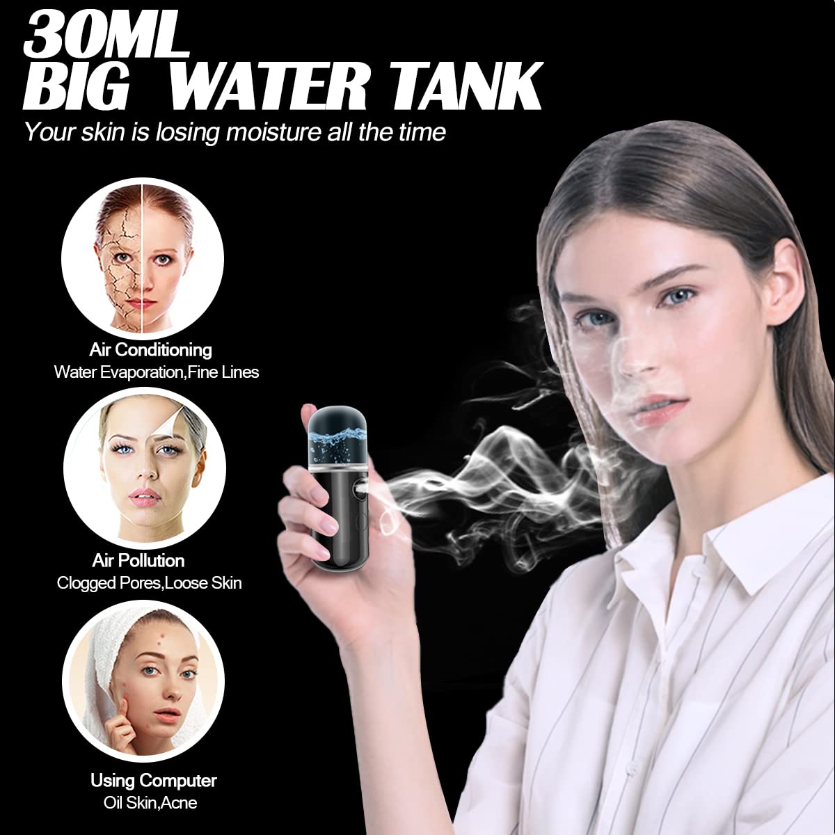 Eyelash Extension Supplies USB Air Conditioning Blower Facial Mister Lash Tweezers Mirror Mascara Brush Lash Shampoo Brush Bottle Silicone Pad Glue