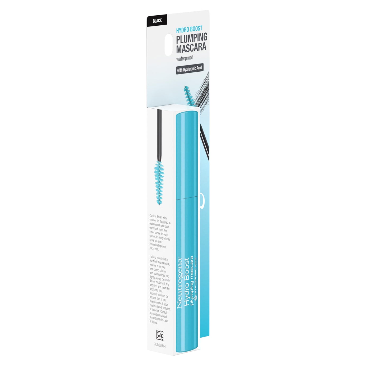 Neutrogena Hydro Boost Waterproof Plumping Mascara with Hydrating Hyaluronic Acid, Enriched formula with Hyaluronic Acid, Vitamin E and Keratin