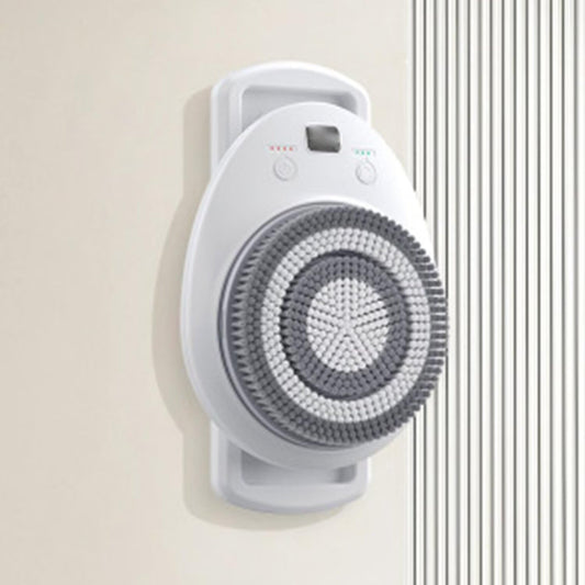 QUGURLID Wall Mounted Exfoliating Brush,Electric Back Bath Brush Automatic Rota Tion w/7.09" Large Brush Head and 3 Speed Adjustment Shower Brush Beauty and Personal Care QUGURLID