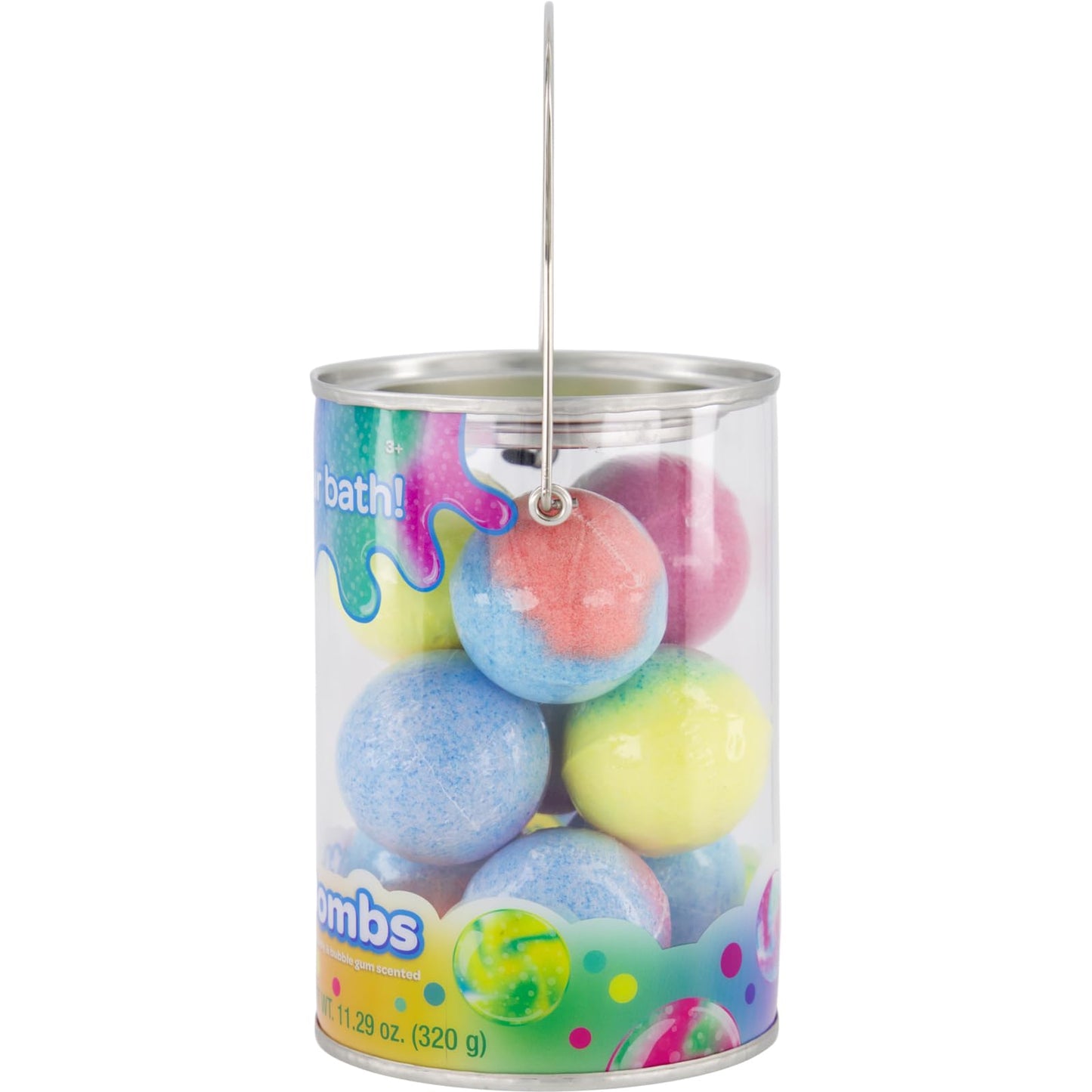 Taste Beauty Crayola Color Your Bath Bomb Bucket, 4 Scents, Multicolored, Pack of 8