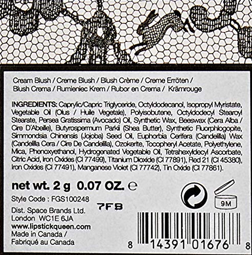 Lipstick Queen Black Lace Rabbit Blush By Lipstick Queen for Women - 0.07 Oz Blush, 0.07 Oz