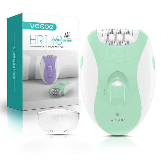 Epilators Hair Removal for Women with 21 Tweezers & LED Light, 2 Speeds Cordless Facial Hair Removal for Women, Electric Hair Removal Epilators Beauty and Personal Care VOGOE
