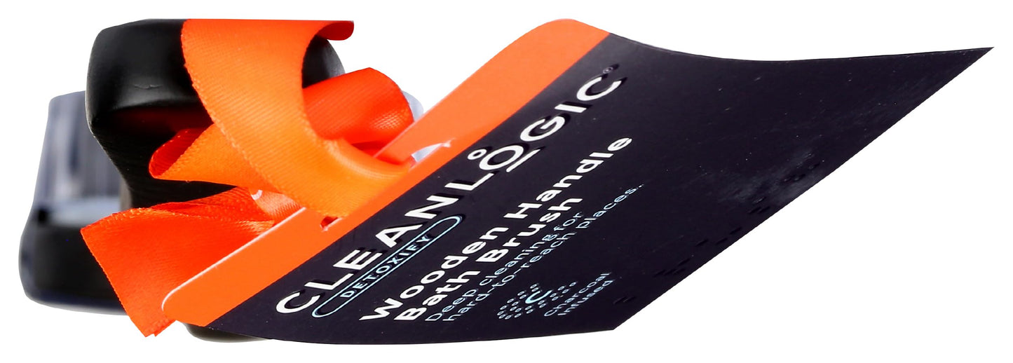 Clean Logic Purifying Charcoal Bath Brush, 1 count
