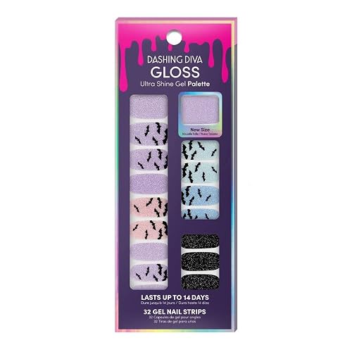 Gloss Ultra Shine Gel Palette Dusk To Dawn BATS Halloween Beauty & Personal Care Dashing Diva