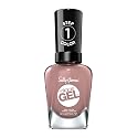 Sally Hansen Miracle Gel Salon Quality Nail Polish | Gel-Like Formula, Two-Step System, No UV Light Needed, Long Lasting | Semi-opaque | 494 Love Me Beauty & Personal Care Sally Hansen